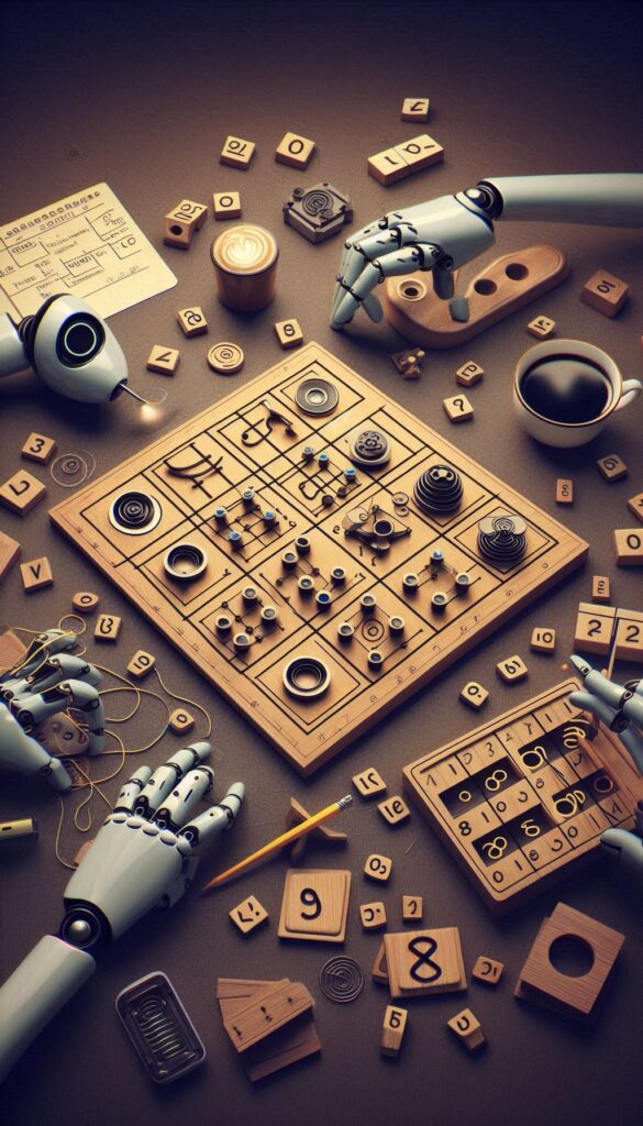 Graphic image of AI Tic-Tac-Toe